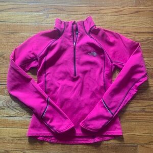 Women’s VaporWick The North Face Pink Quarter Zip Size Small